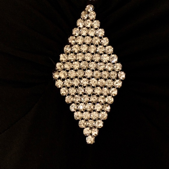 Vintage GUNNE SAX JESSICA MCCLINTOCK Maxi Dress Halter Jersey Black Formal - Picture 6 of 16